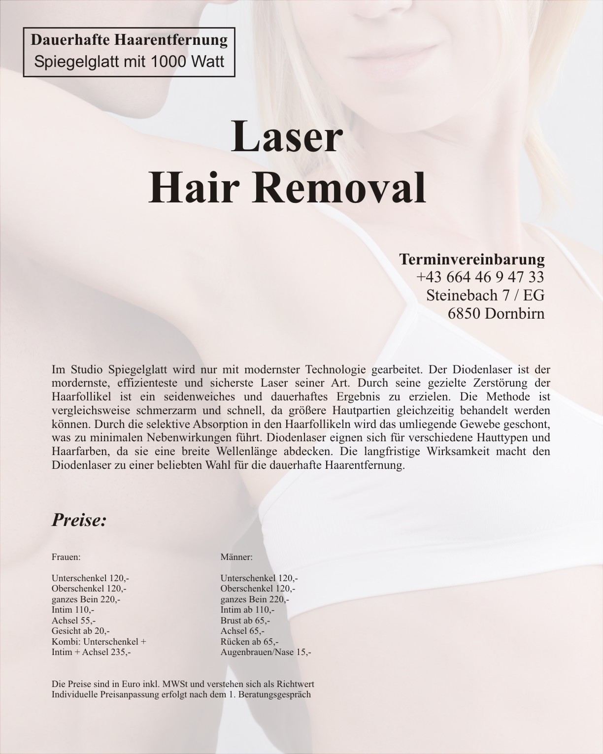 Spiegelglatt.at - Laser Hair Removal